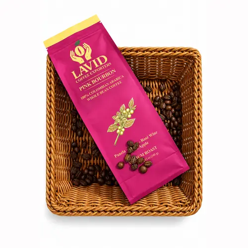 LAVID COFFEE - PINK BOURBON , Medium Roast Whole Bean