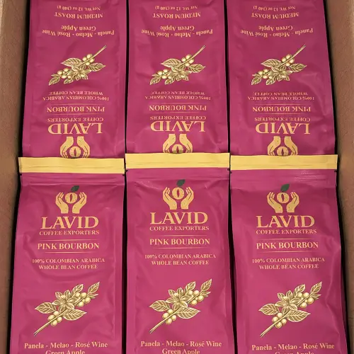 LAVID COFFEE - PINK BOURBON , Medium Roast Whole Bean