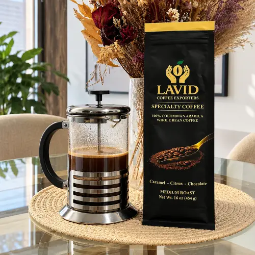 LAVID COFFEE. 16 oz. - Specialty Coffee, Medium Roast. Whole Bean