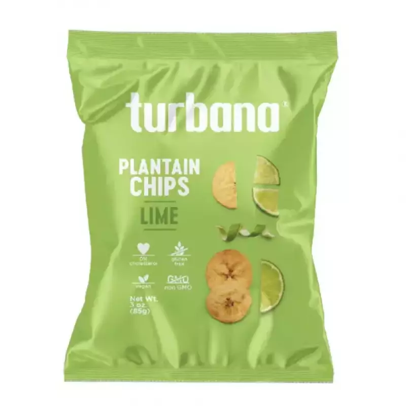 Lime Plantain Chips x 3 oz E