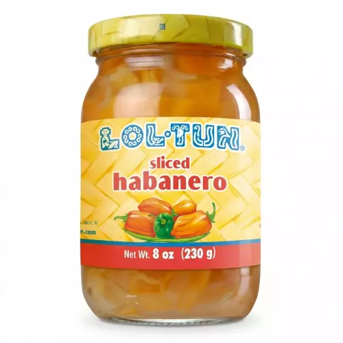 LOL-TUN - Habanero Pepper Sliced - 8 oz (238 g) - 24 units