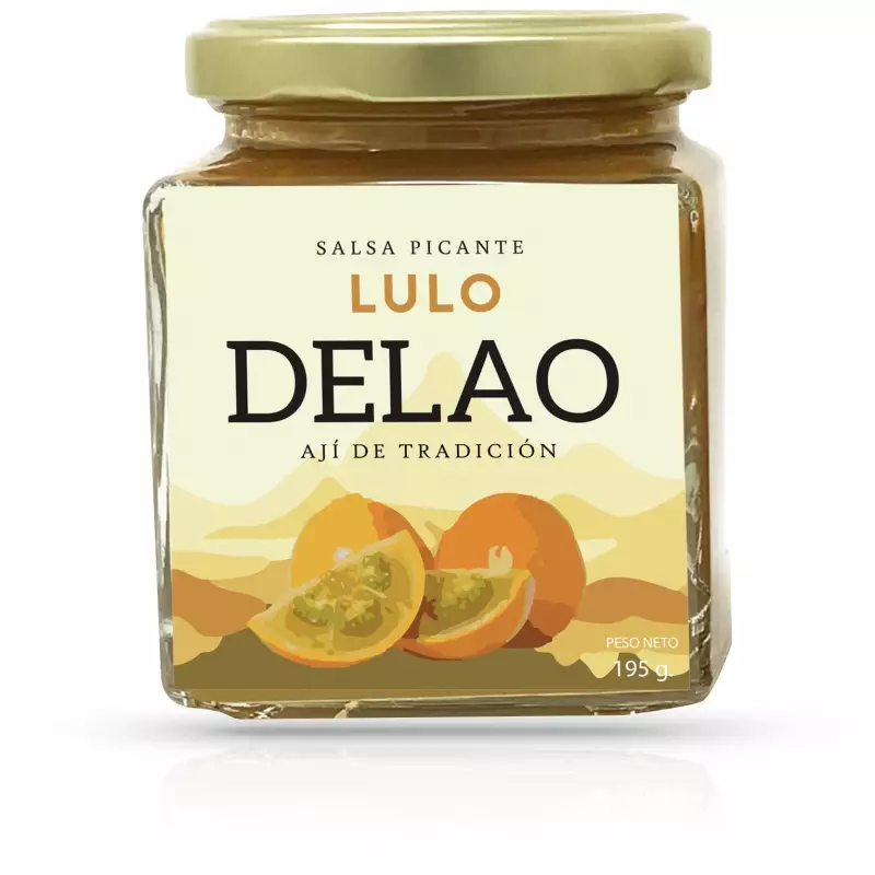 Lulo (Naranjilla) Spicy sauce / Vegan / Natural / Recycle / 7 oz 1