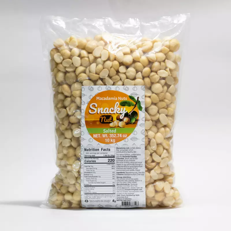 Macadamia Nuts / Sea-Salt / 352.74 oz (10 kg)