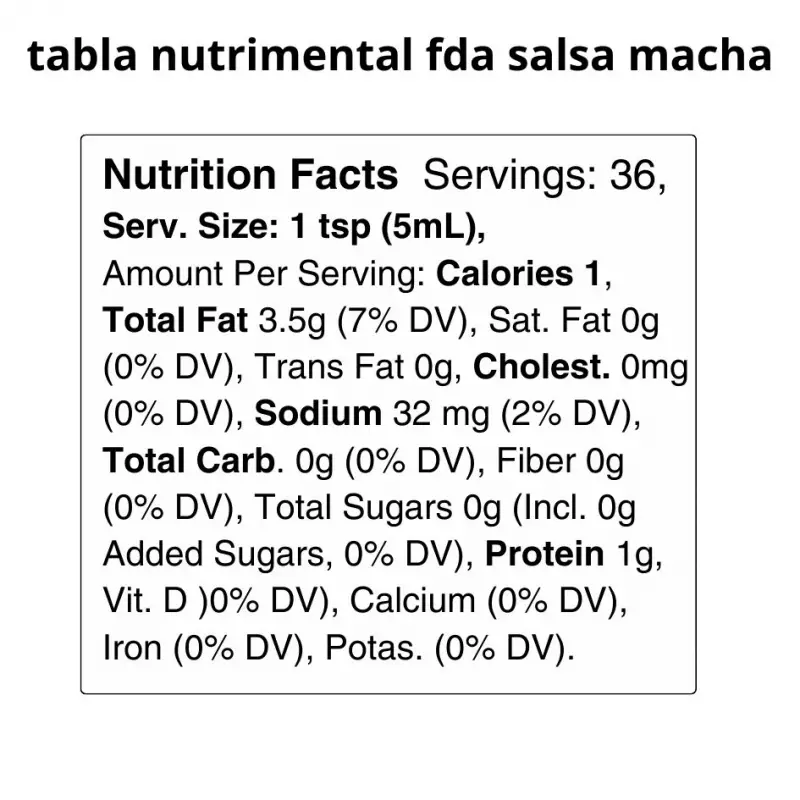 Macha Sauce with Olive Oil - 6.09 oz - No Artificial Flavors or Colors - Without Preservatives