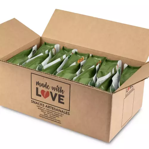 Made With Love - Artisan baked Crackers with chimichurri sauce, 6 oz, zip and seal bags E