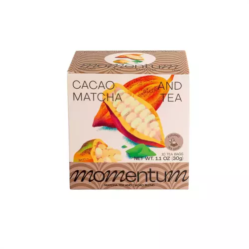 Momentum Tea | Matcha Tea and Cacao | 1.1 Oz E