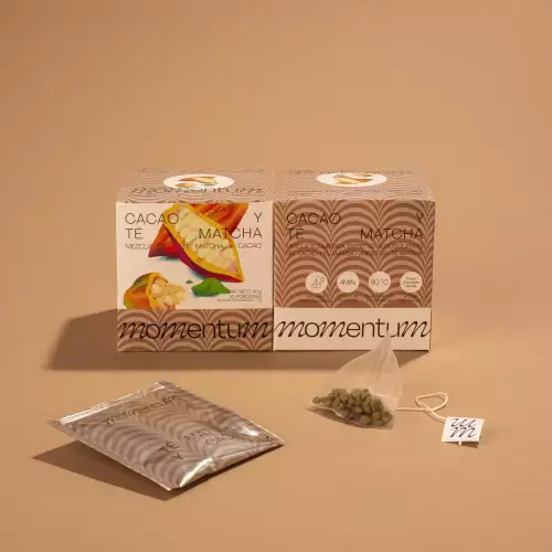Momentum Tea | Matcha Tea and Cacao | 1.1 Oz E