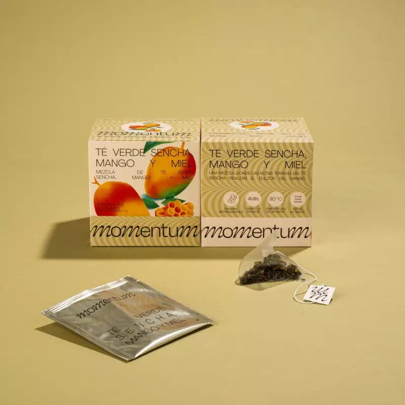 Momentum Tea | Sencha Green Tea, Mango and Honey | 1.1 Oz