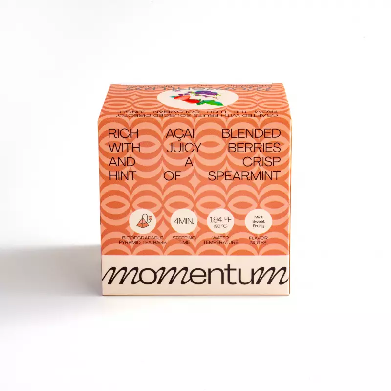 Momentum Tea | Spearmint, Blackberry, Strawberry and Acai Infusion | 1.1 Oz