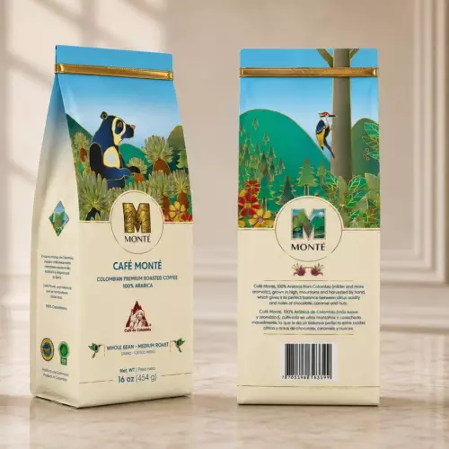 MONTÉ - 16 oz (450 g) - 100% Arabica Whole Bean Coffee