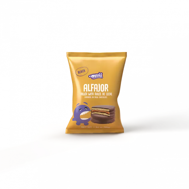Muii | Alfajor Filled with Dulce de Leche covered in Milk Chocolate | 1.94 oz