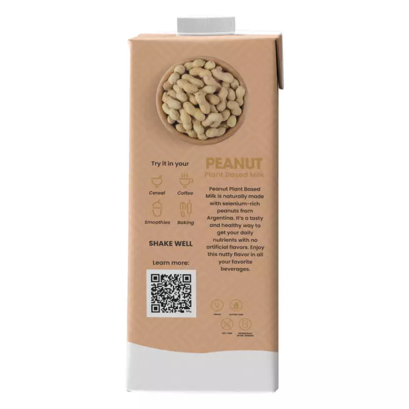 Niuke | Peanut Plant Based Milk | 33 Fl Oz