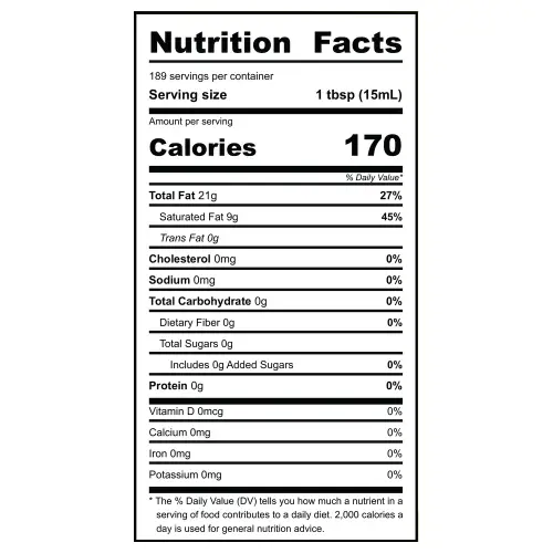 Oleogran - Vegetable Oil Blend - 96 oz Bottle