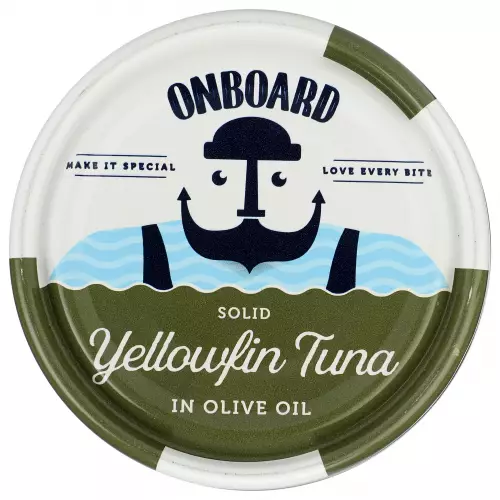 Onboard-Yellowfin tuna tin in Olive Oil E
