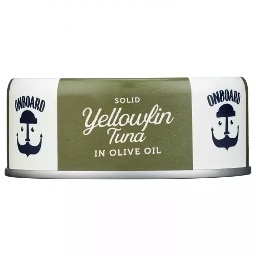 Onboard-Yellowfin tuna tin in Olive Oil E