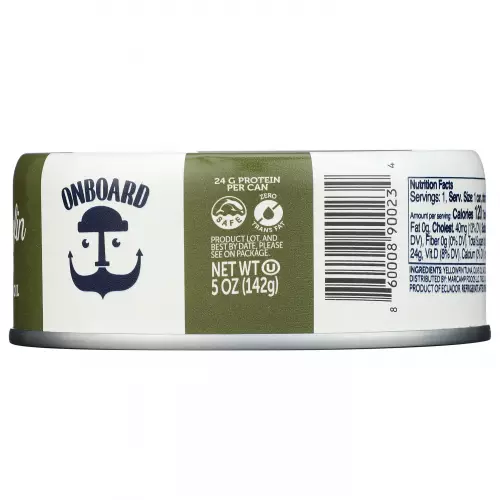 Onboard-Yellowfin tuna tin in Olive Oil E