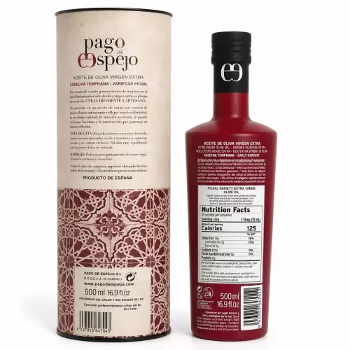 Pago de Espejo-Evoo extra virgin olive oil- 16,90oz with canister- Jaen-Early harvest