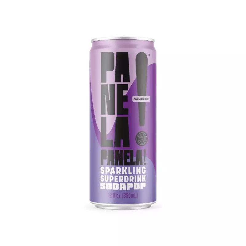 Panela!Panela! Sparkling Superdrink, Passionfruit 12 fl oz, Organic, Vegan, Kosher