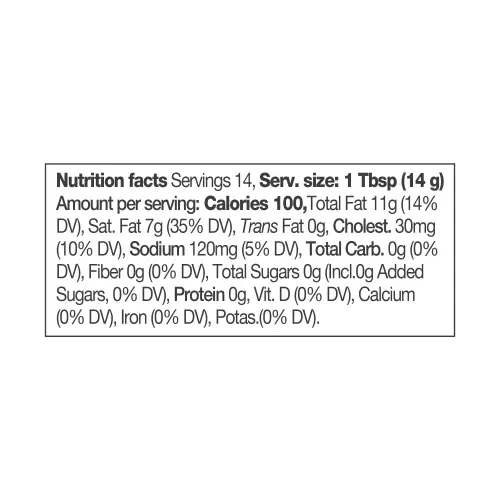 Pil - Butter with salt - 7,05 oz - Gluten free