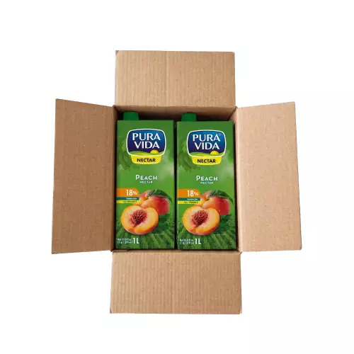 Pil - Peach Nectar - 33,8 fl oz - 18% contains juice - High in vitamin C