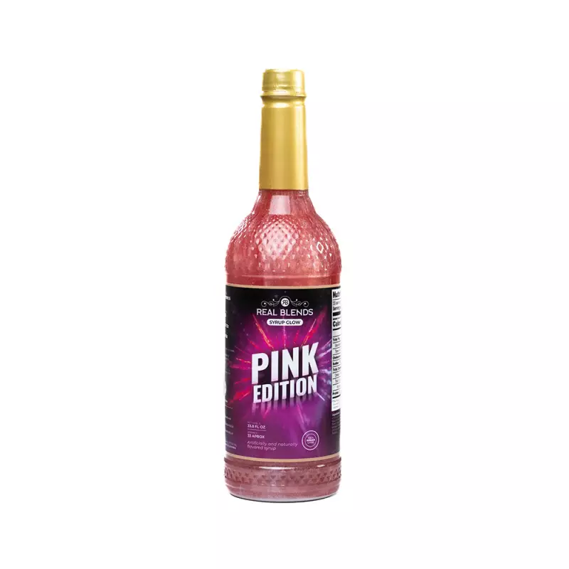 Pink Glow Edition Syrup - 33.8 fl oz - Pure Cane Sugar