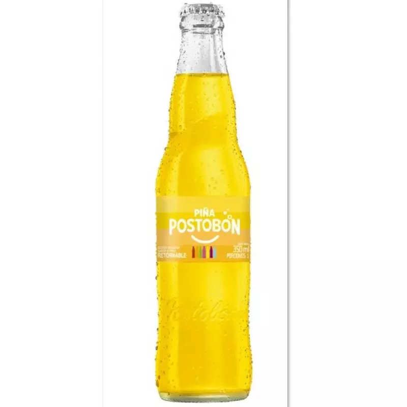 Postobon | Pina Soda (Bottle)  | 24/10.14 Oz E.