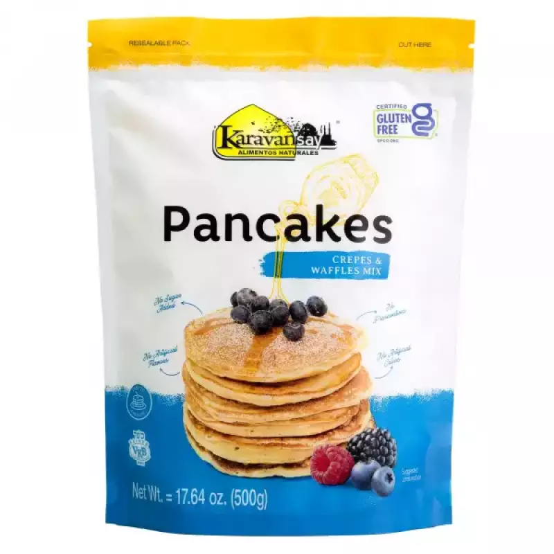 Premix to prepare pancakes crepes and waffles - Doypack - 17.64 Oz E