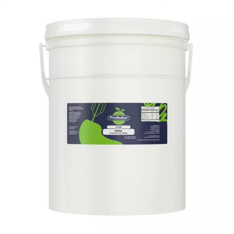 Prodisabor Glasse. cookies. cakes - ready to use - Fruit Flavors - Vivid and bright colors - 40Lbs