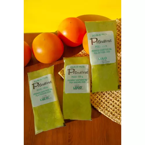 Pronalfrut-Lulo Frozen Fruit Pulp - 35 oz (1.000gr) E. - 10 pillows x 100 g