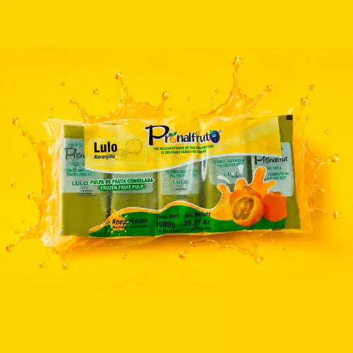 Pronalfrut-Lulo Frozen Fruit Pulp - 35 oz (1.000gr) E. - 10 pillows x 100 g