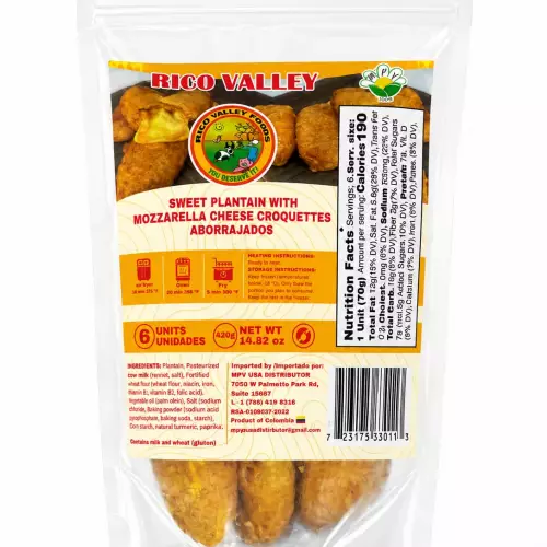 Rico Valley-Delicious crispy aborrajado, 70 grams E.