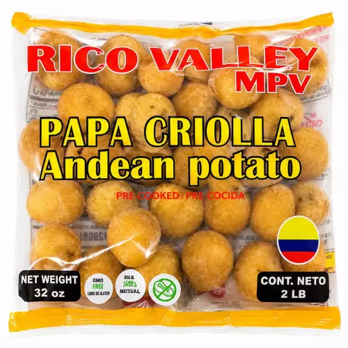 Rico Valley-Yellow Potatoe ( type A). Precook, Gluten free, 100 % natural, 2 pounds each package E