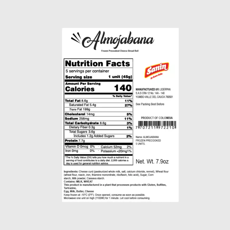 Sanin | Frozen Almojabana | 95,24 oz