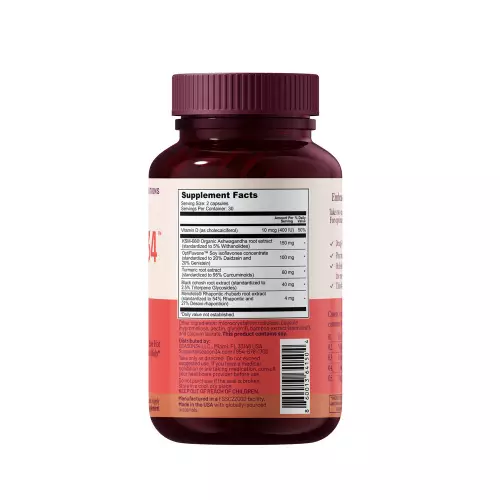 SEASON34-Menopause Relief for Women-60 Ct - Hot Flashes, Night Sweats, Mood, Libido - Hormone-Free