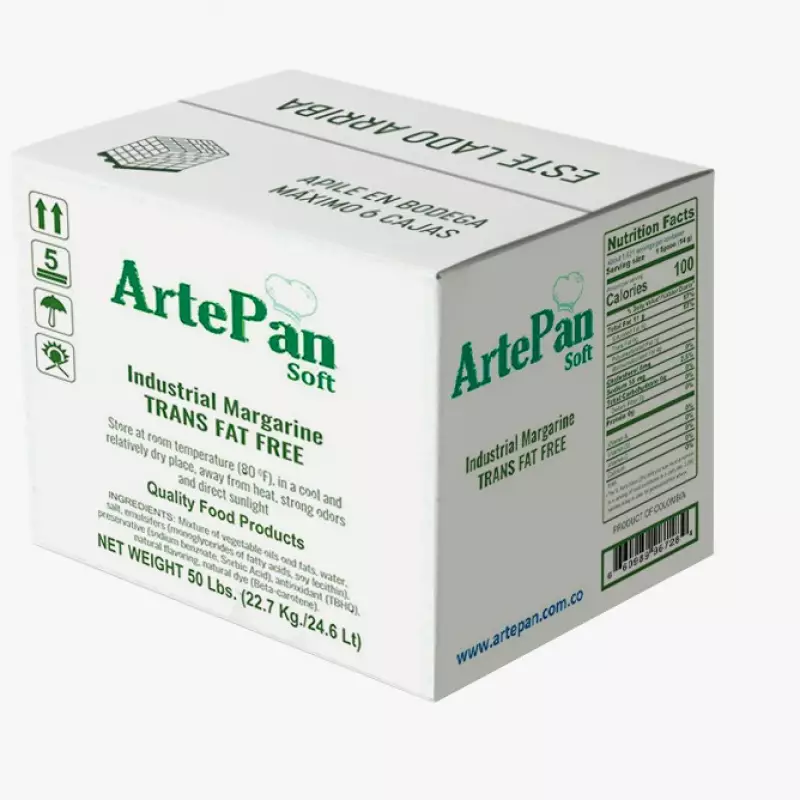 Soft margarine -  ideal raw material for all types of bakery and pastry products - 800 oz