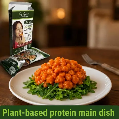 Soy Ceviche Spicy Tomato|Ready-to-Eat Plant-Based Protein Main Dish|Non-GMO, Gluten-Free|7.4oz
