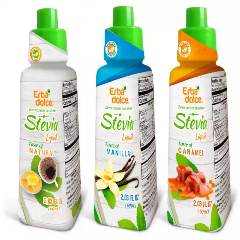 Stevia liquid sweetener pack of 3flavors.