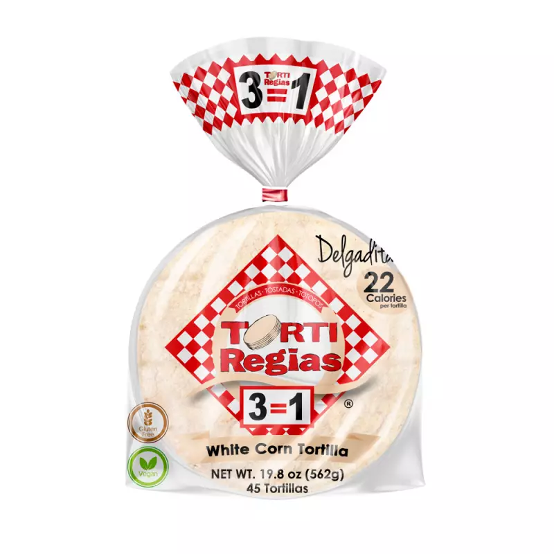 Tortiregias | White corn Tortillas | 19.8 oz