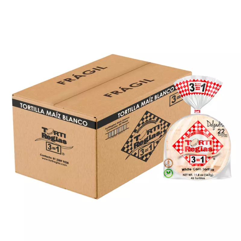 Tortiregias | White corn Tortillas | 19.8 oz
