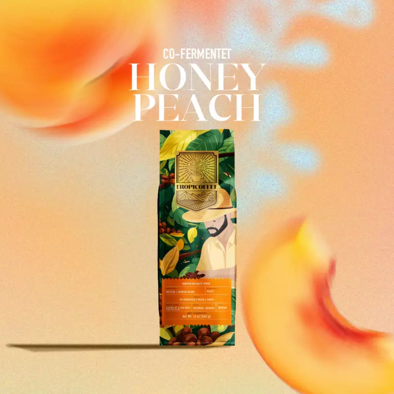 Tropicoffee | Ground Coffee - Peach | 12oz