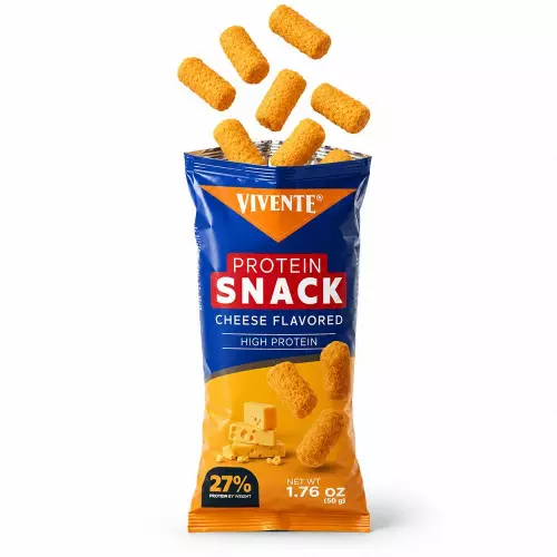 Vivente-27% Cheedar Cheese Flavor Protein Snack - GMO - Gluten Free - 7.76 oz