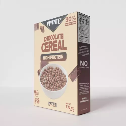 Vivente-30% Chocolate Flavor Protein Breakfast Type Cereal - GMO -  Gluten Free - 7.76 oz