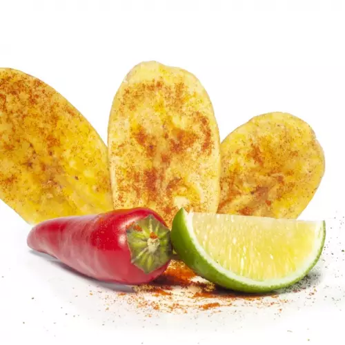 Zabrositos - Plantain Chips Flavored Chili-Lime 5 oz - Natural, Vegan, Gluten Free, No Trans Fat E