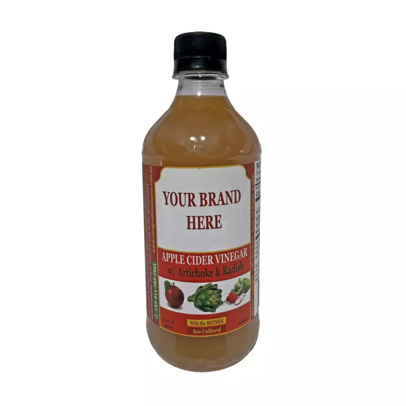 Apple Cider Vinegar, w/ mother, unfiltered, w/ Artichoke Radish 16,9 oz.
