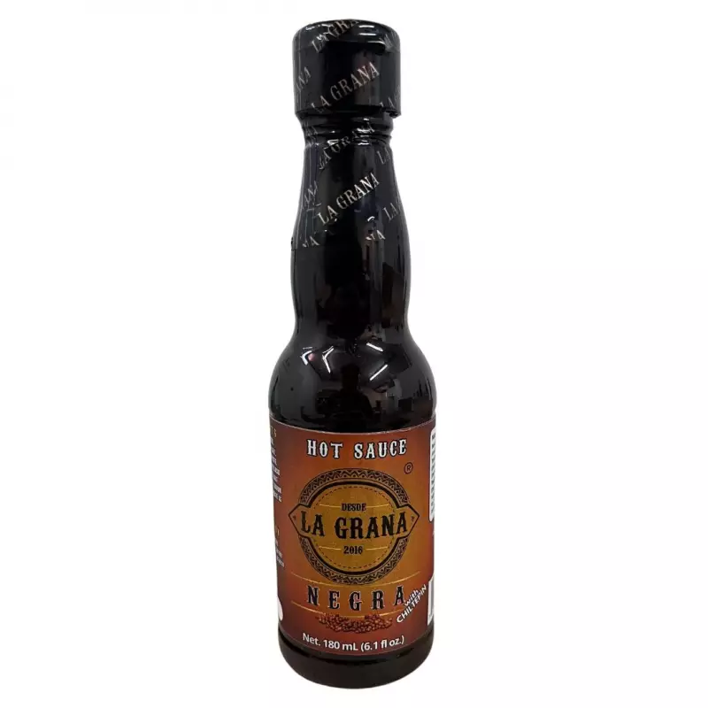 Chiltepin Black Hot Sauce - 6.1 OZ - No Artificial Flavors - with chiltepin pepper