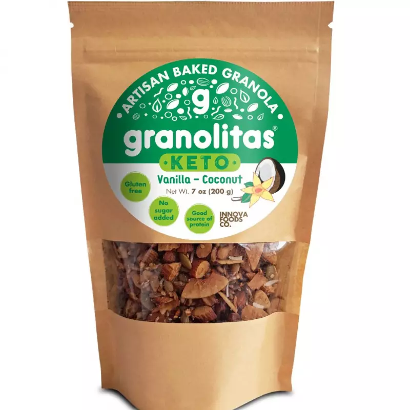 Coconut Vanilla Vanilla Keto Granola - 7.05 OZ- Vegan Baked