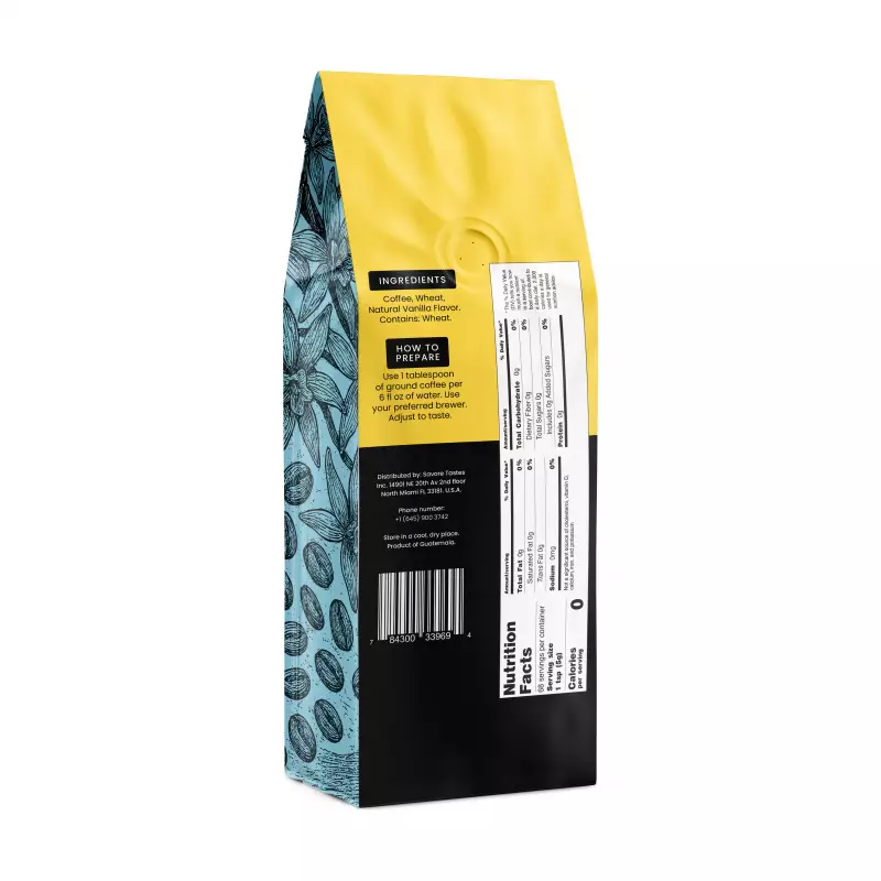 Coffee and Natural Ingredients Blend Vanilla 12 oz Functional Beverage Guatemalas Gourmet Premium PL