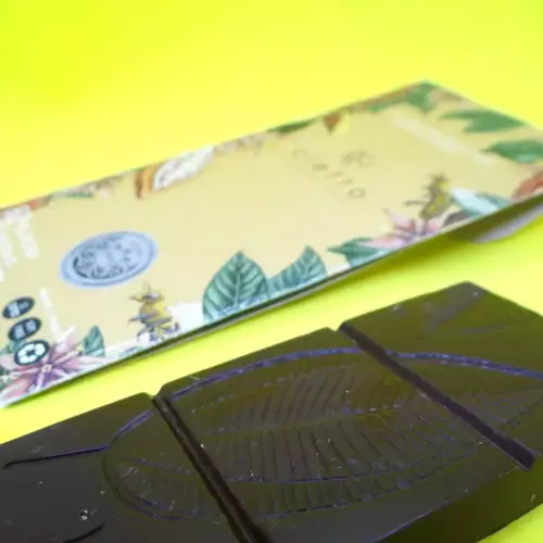 Dark Chocolate Bar - 82% Cacao Filled with Creamy honey - 1.76 oz - Colombian Bean-to-Bar Chocolate