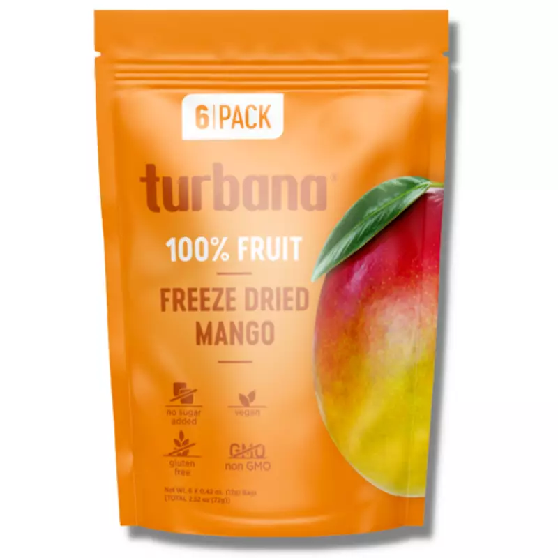 Freeze dried mango 6 pack 2.52 oz