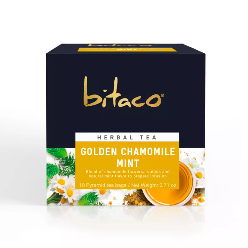 Golden Chamomille Mint Herbal Tea Ux10 / Cx12